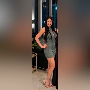 Fiestar Green Mini Dress